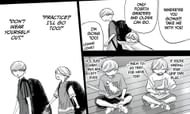 Haruto following Shuji when they were little (Image via Shueisha)